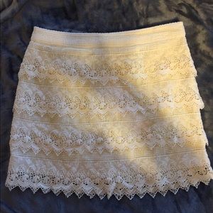 American Eagle Lace Miniskirt